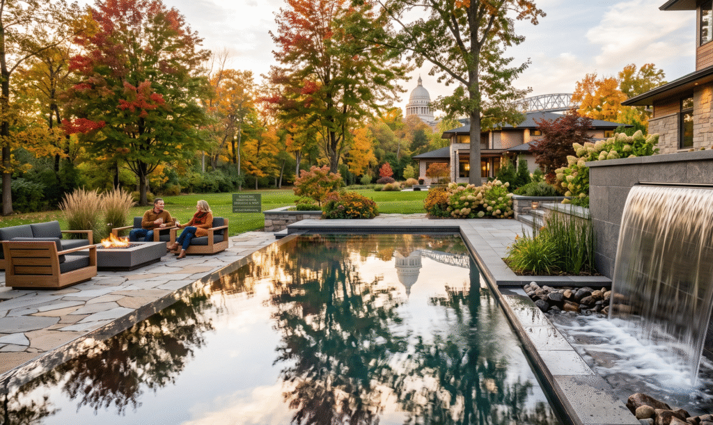 The Aesthetics of Water Features: Infinity Ponds and Sheet Waterfalls